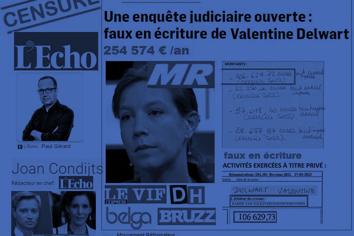 Censure au journal L'Echo 